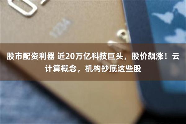 股市配资利器 近20万亿科技巨头，股价飙涨！云计算概念，机构抄底这些股